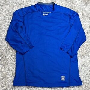 Nike Hypercool Dri-Fit Max Shirt Mens Large Blue Compression
Mesh Back Dri-Fit